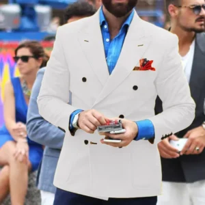 Mens Suit Single Blazer Suits Set Slim Fit Suit for Men Peak Lapel Tuxedo Set Wedding Groom Party Prom Business - Image 3