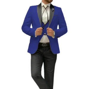 Men's Suits 3 Pieces Blazer Vest and Pant Set Shawl Lapel Regular Suit for Men High Quality Tuxedo Set for Wedding Business Prom - Image 4