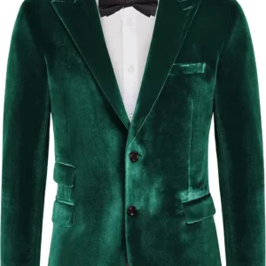 Velvet Suits for Men Tuxedo Set Single Blazer High Quality Wedding Tuxedo Suits for Men Business Stage Costume Groomsmen - Image 2