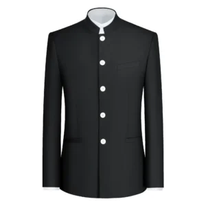 Traditional Formal Chinese Stand Collar Suits for Men Single Blazer or 2 Pieces Blazer and Pants Set for Wedding Prom Business - Image 2