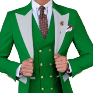 Formal Men's Formal 3 Piece Slim Fit Suit Blazer Vest and Pant Classic Tuxedo Set Wedding Dresses Formal Party Set Business Prom - Image 2