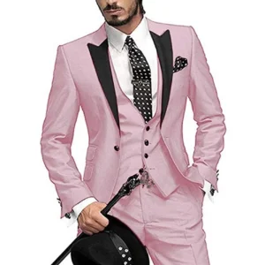 Elegant Suit for Men Formal Slim Fit Men's Suit Set 3 Pieces Blazer Vest and Pant Sets Luxury Costumes Wedding Dresses Business - Image 6