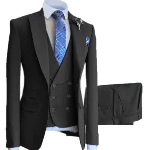 White Men Suits Set Groomsmen Groom Wear Tuxedos Costume Homme Mariage Wedding Business Suits For Men 3PCS(Blazer+Vest+Pants) - Image 6
