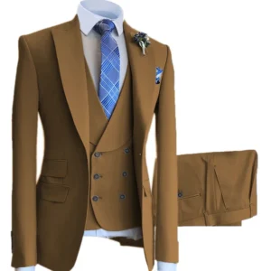 White Men Suits Set Groomsmen Groom Wear Tuxedos Costume Homme Mariage Wedding Business Suits For Men 3PCS(Blazer+Vest+Pants) - Image 4