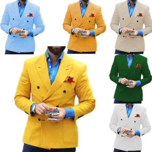 Mens Suit Single Blazer Suits Set Slim Fit Suit for Men Peak Lapel Tuxedo Set Wedding Groom Party Prom Business - Image 1